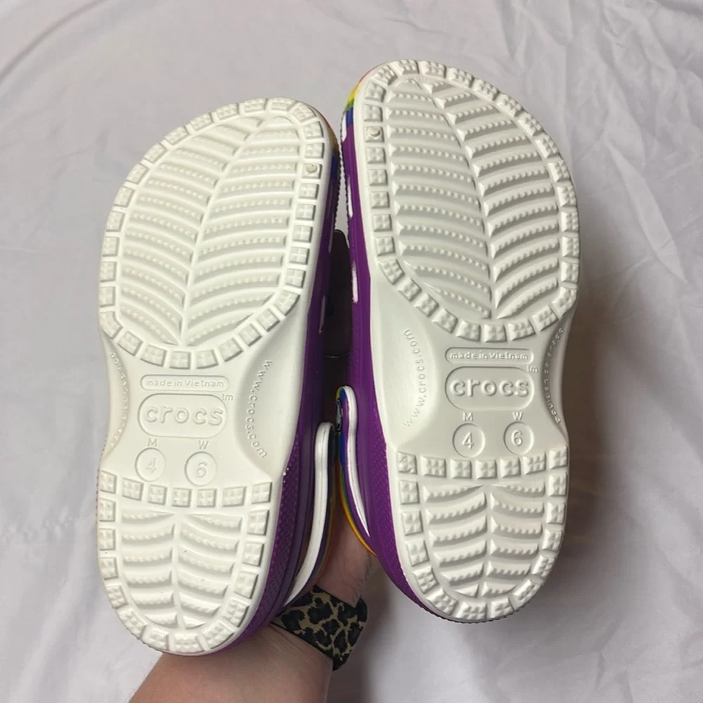 Colorful Butterfly Crocs - Picture 2 of 5